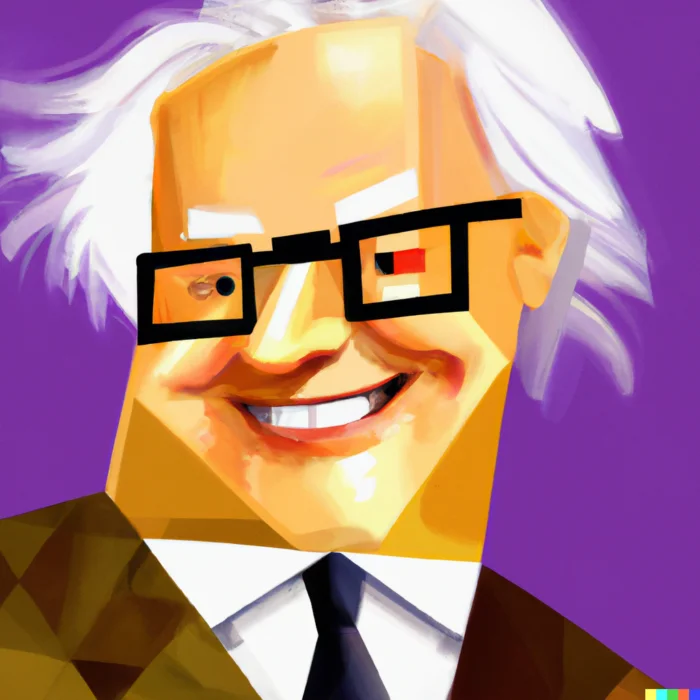 The Impact of Warren Buffett on the World of Finance - Digital Art 