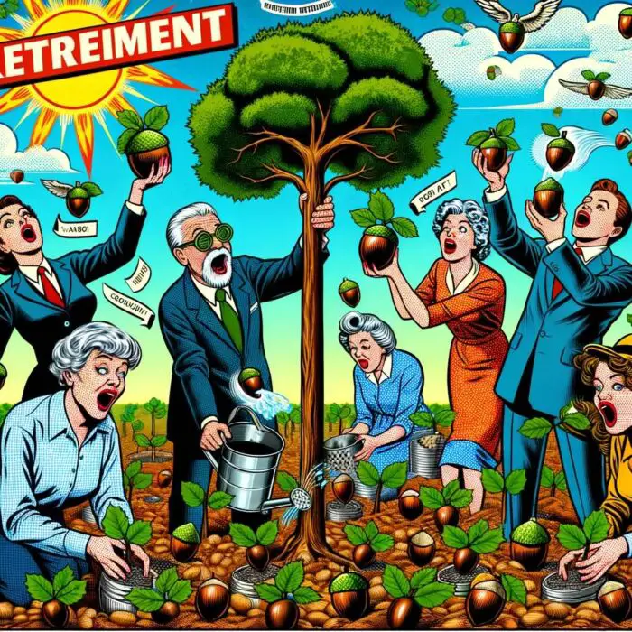 The Importance of Investing for Retirement - digital art 