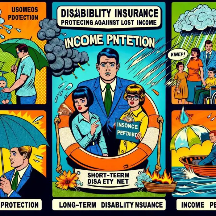 The Role of Disability Insurance in Protecting Against Lost Income - digital art 
