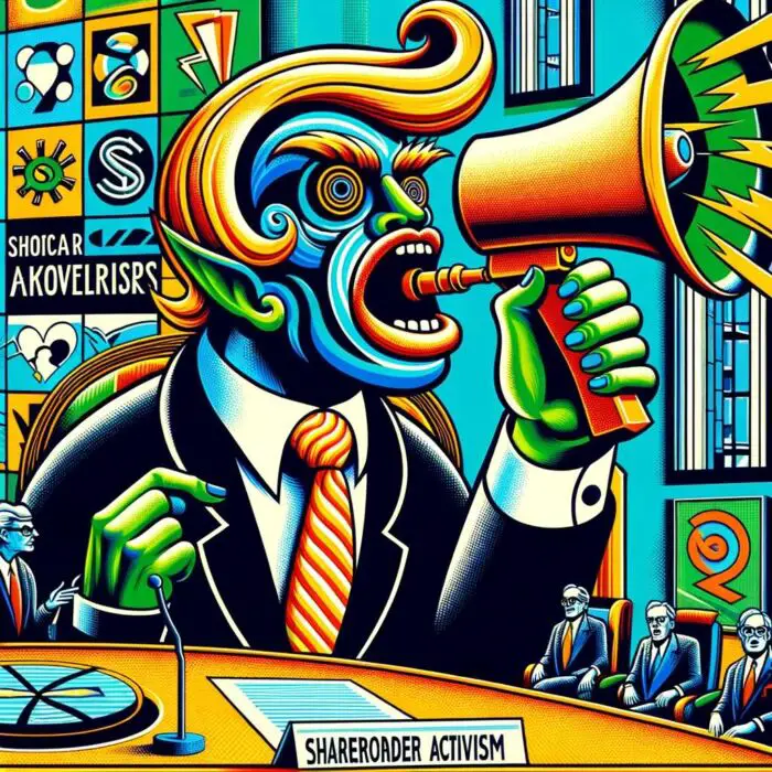 The Role of Shareholder Activism - digital art 