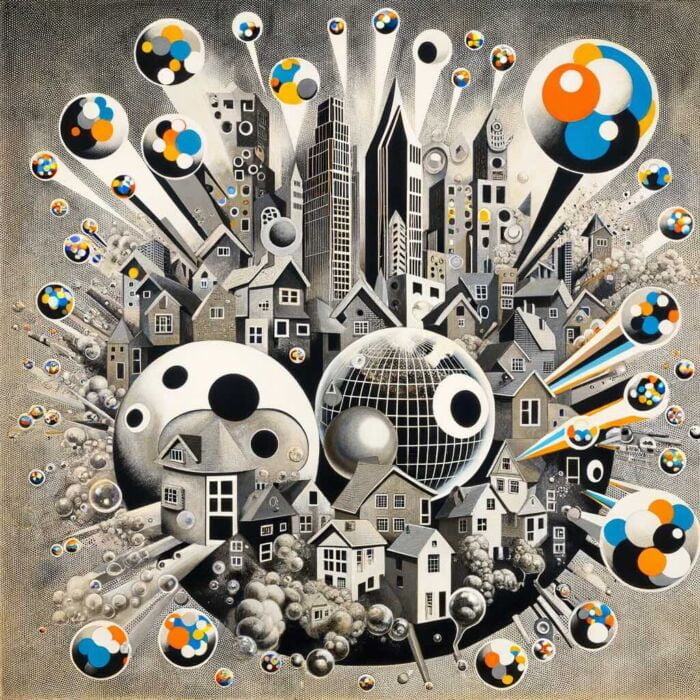 The Warning Signs Of A Global Housing Bubble - Digital Art 