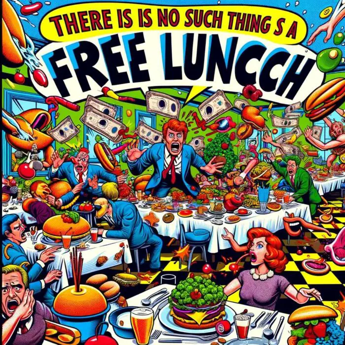 There Is No Such Thing As A Free Lunch - Digital Art 