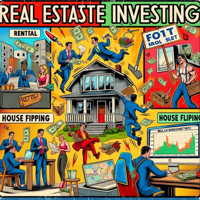 Types Of Real Estate Investing - digital art 