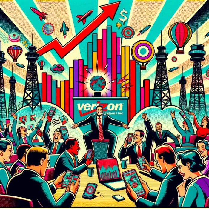 Verizon Communications Inc. As A Warren Buffett Stock Pick - digital art 
