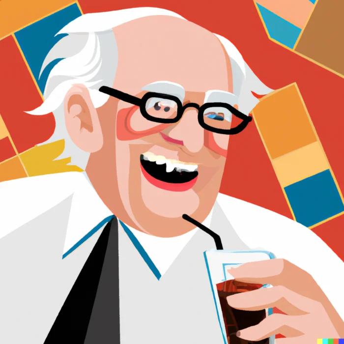 Warren Buffett Always Make Money - Digital Art 