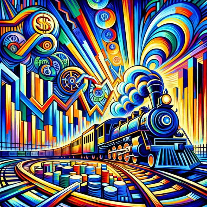 Warren Buffett And The Art Of Railway Investing - Digital Art 