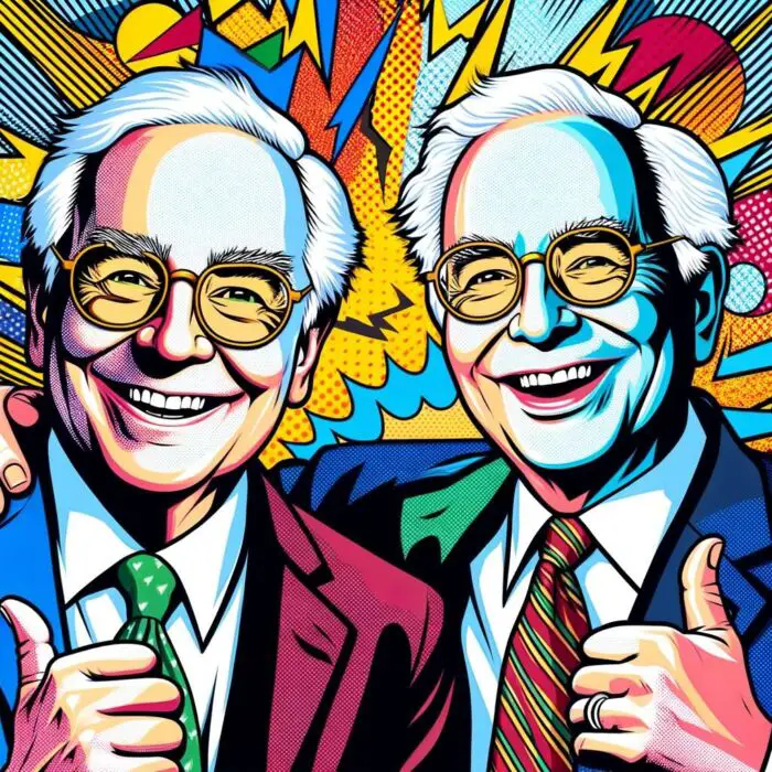 The Tremendous Winning Partnership Of Charlie Munger and Warren Buffett - Digital Art 