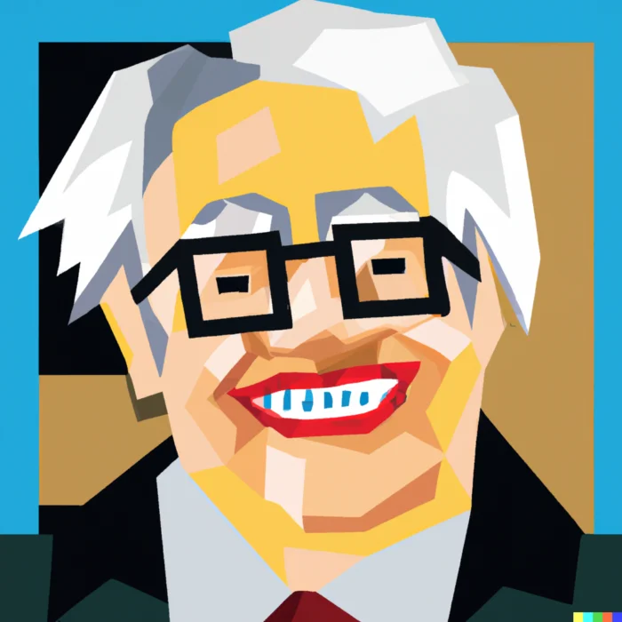 Warren Buffett And His Early Years - Digital Art 