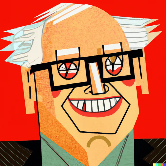 Warren Buffett evolution towards value and quality investing - digital art 