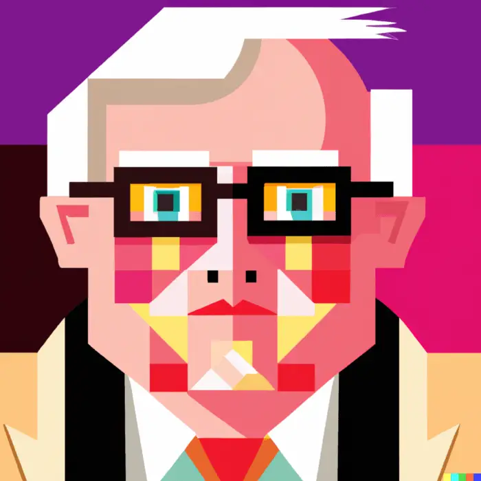 Warren Buffett Mistakes and Regrets - Digital Art 