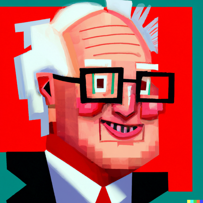Warren Buffett And His Dedication To A Modest Lifestyle - Digital Art 