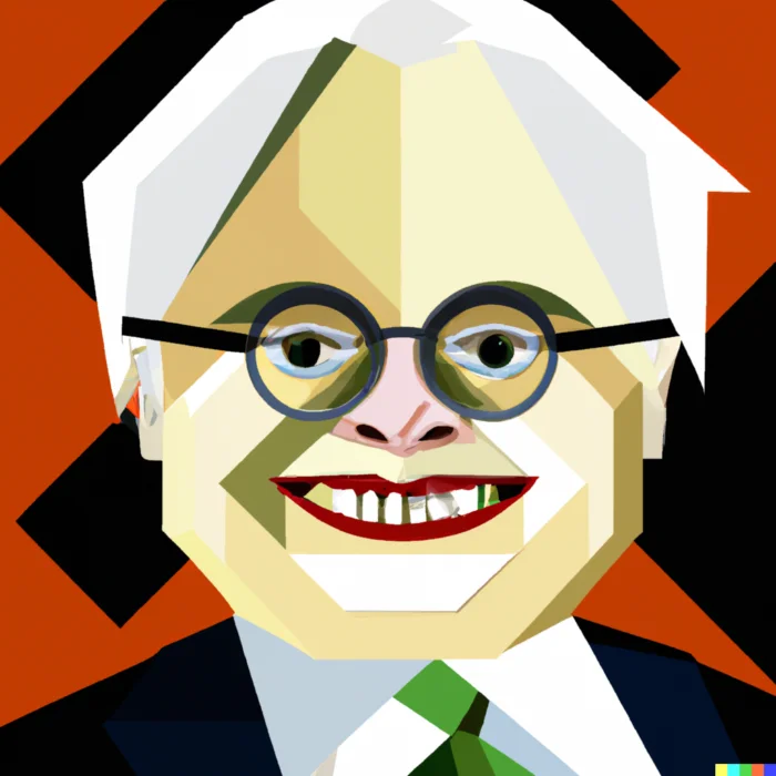 Warren Buffett On Economic Predictions - Digital Art 