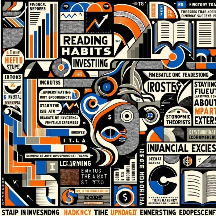 Warren Buffett's philosophy on reading - digital art 