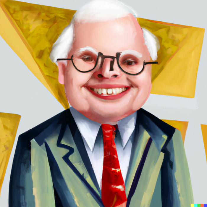 Warren Buffett the power of his advice - digital art 