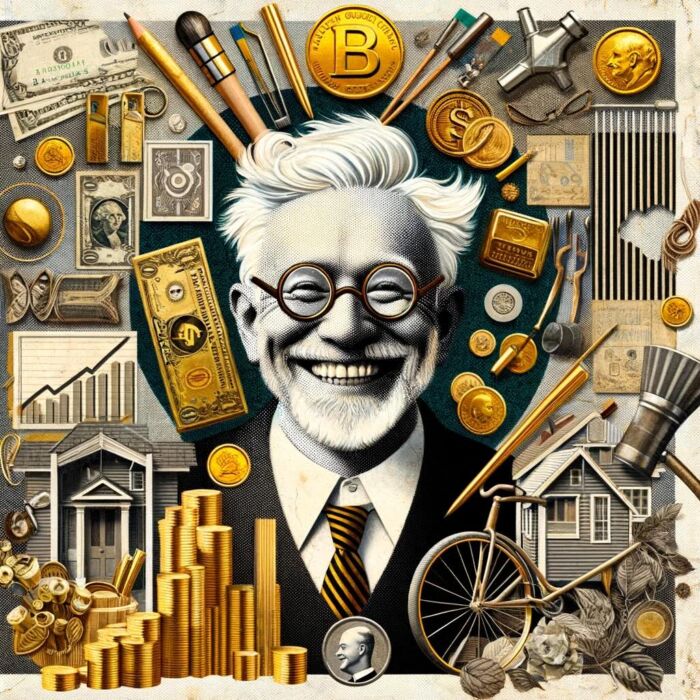 Warren Buffett's Frugal Lifestyle - Digital Art 