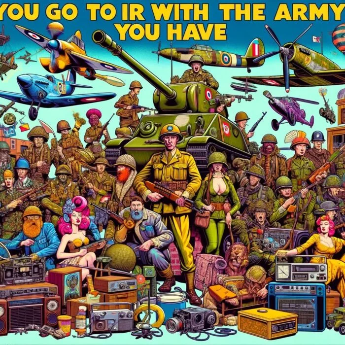 You Go To War With The Army You Have As An Investor - Digital Art 