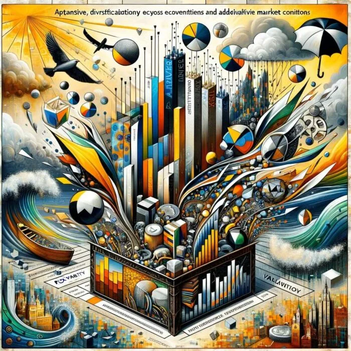 All-Weather vs. Traditional Portfolio Strategies - digital art 