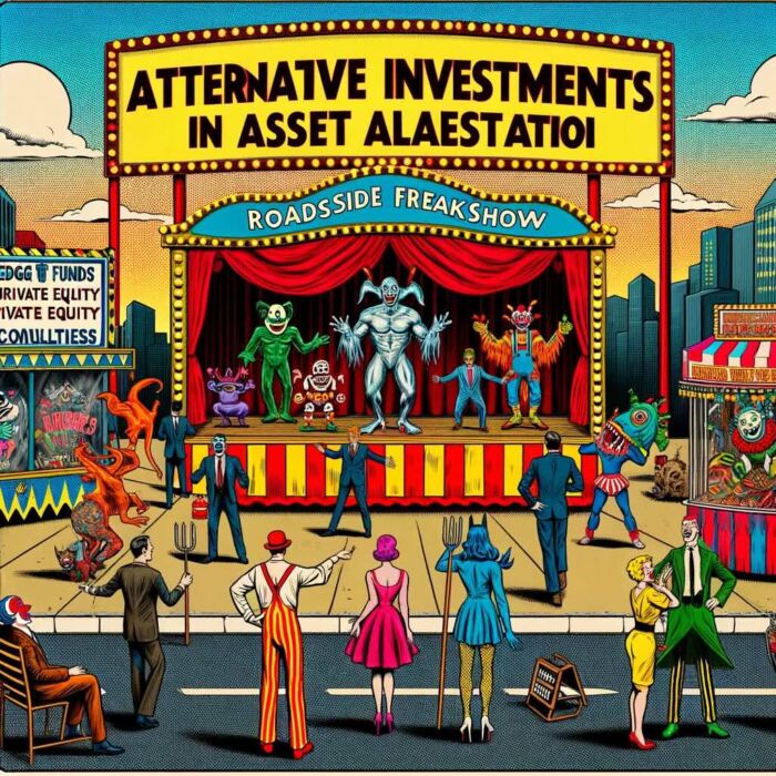 Alternative Investments Are Not A Roadside Freakshow - digital art 