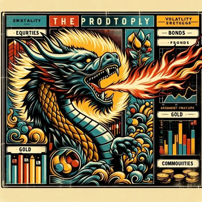 The Dragon Portfolio Asset Allocation - digital art 