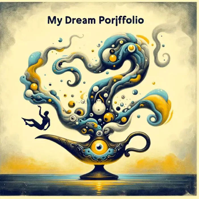 My Dream Capital Efficient Portfolio - Digital Art 