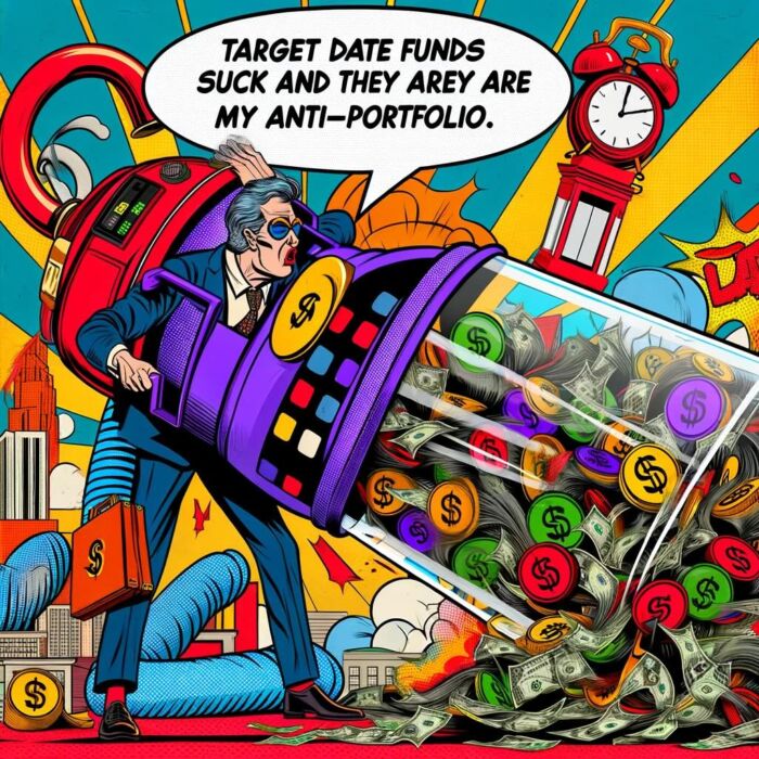 Target Date Funds Suck And They Are My Anti-Portfolio - The One I'd Never Own - Digital Art 