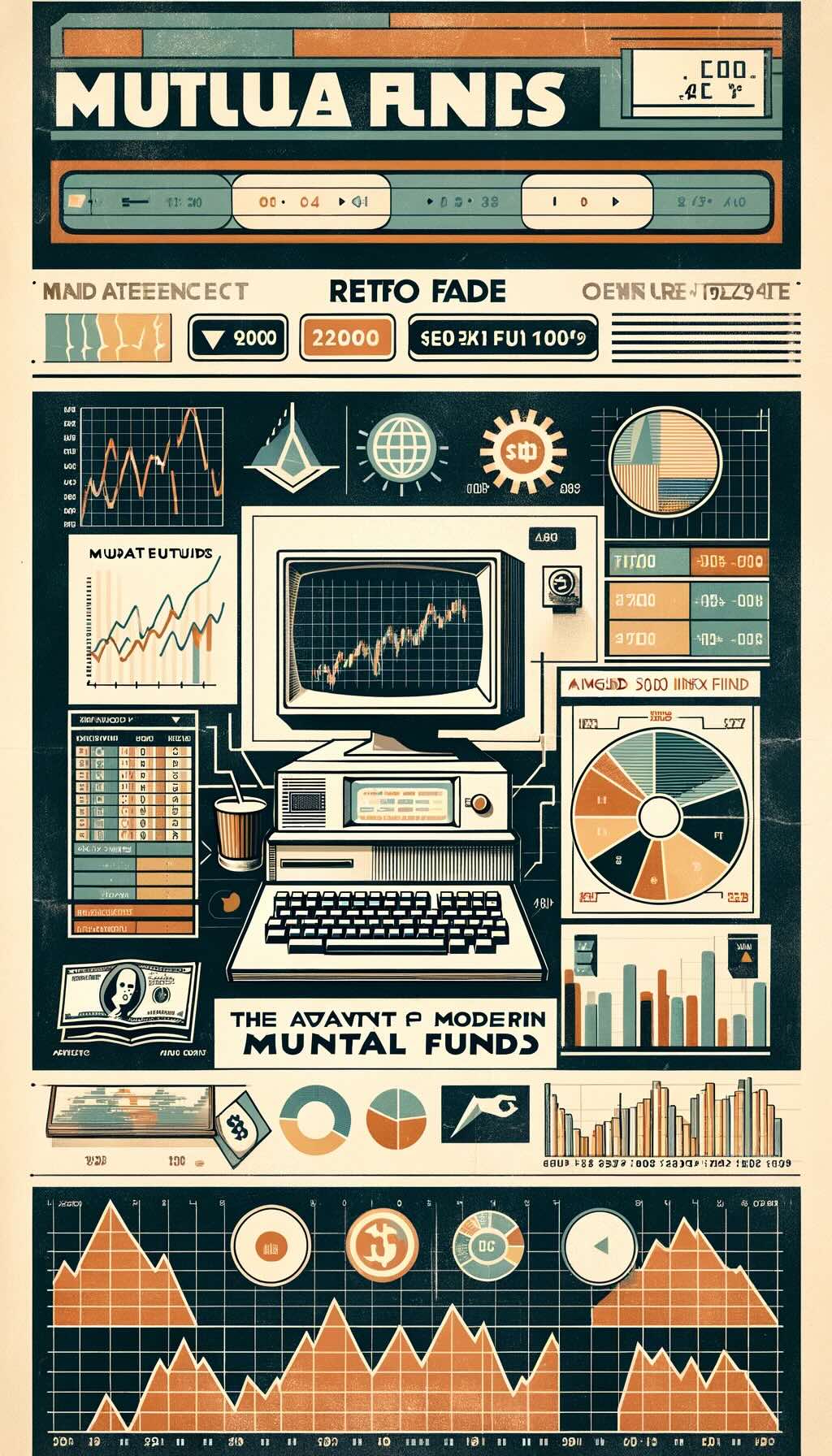 Advent of modern mutual funds in the late 20th century, capturing the innovation and popularity of mutual funds during this era