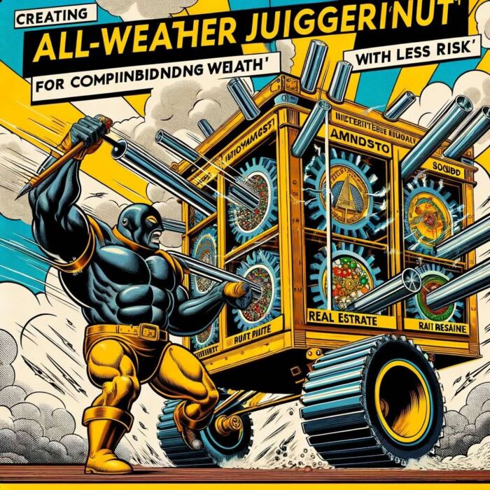 All-Weather Juggernaut For Compounding Wealth With Less Risk With Capital Efficiency And Diversification - digital art 