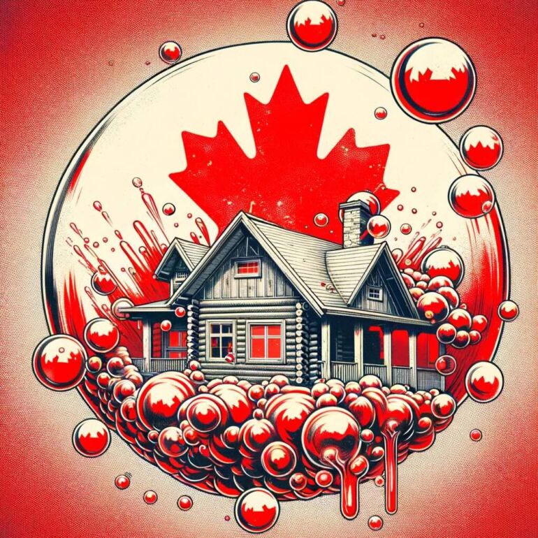 Canada housing bubble bursting hard on Canadians
