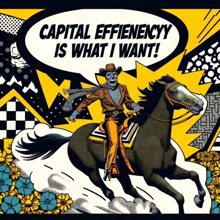 Capital Efficiency Is What I Desire More Than Anything- digital art 