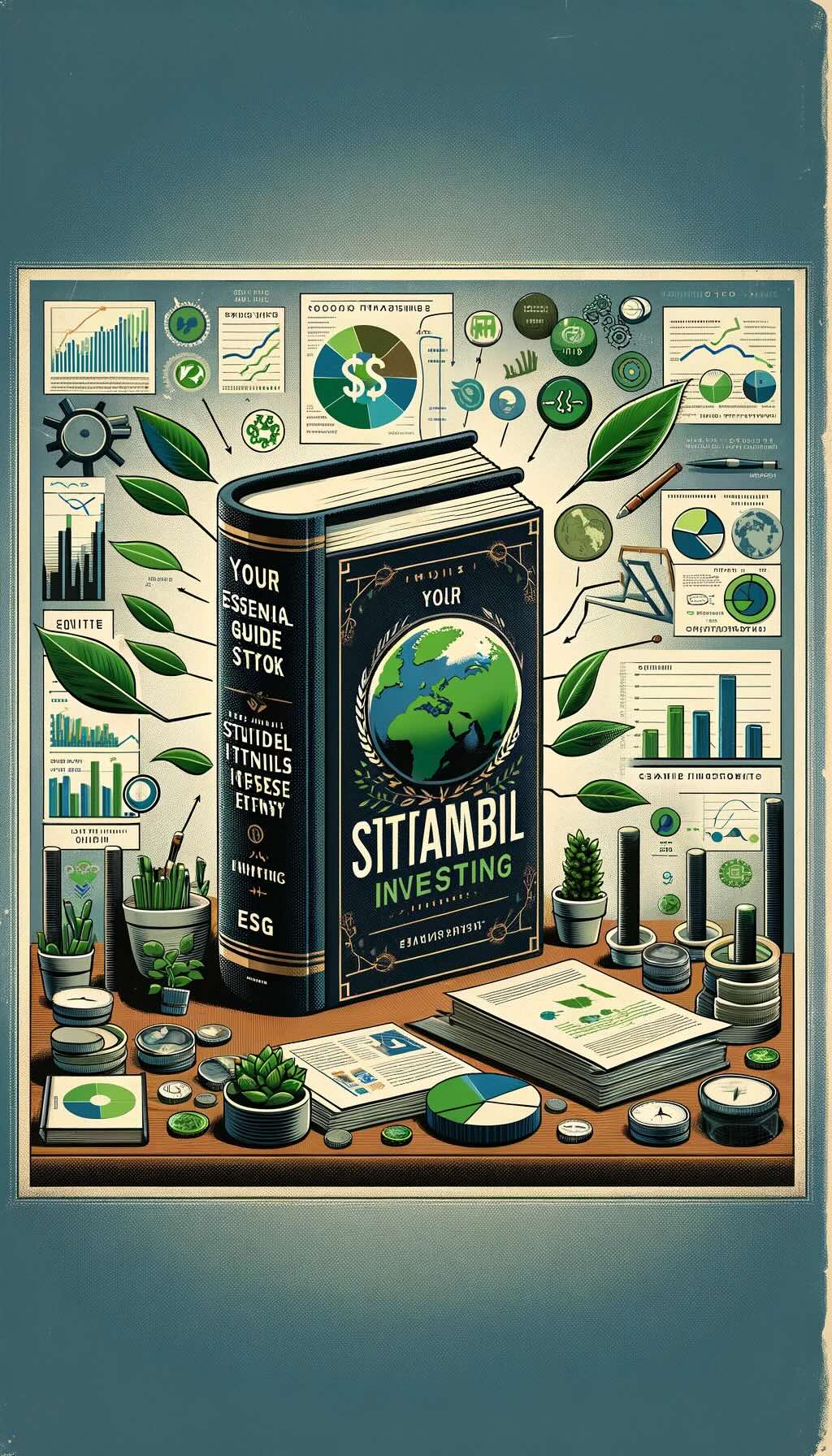 Essence of "Your Essential Guide to Sustainable Investing," reflecting the theme of sustainability