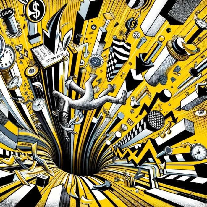 Fell Down The Rabbit Hole Studying Long-Short Equity Strategies - digital art 