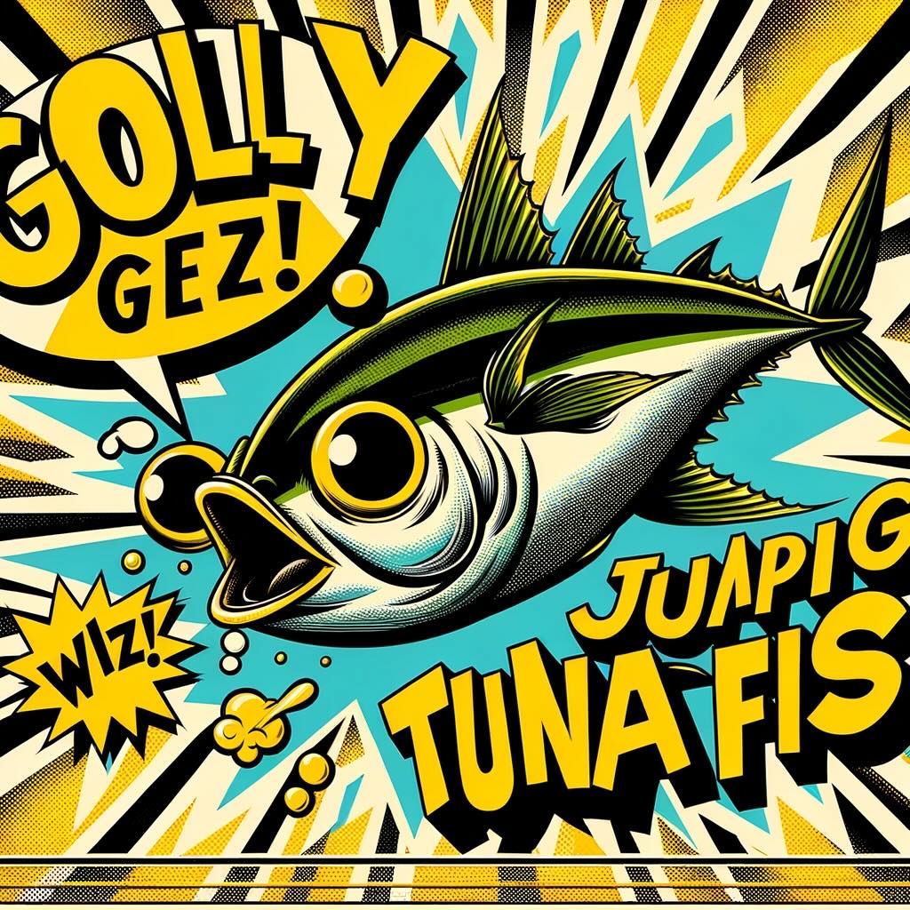 Golly Gee Wiz Jumping Tuna Fish 