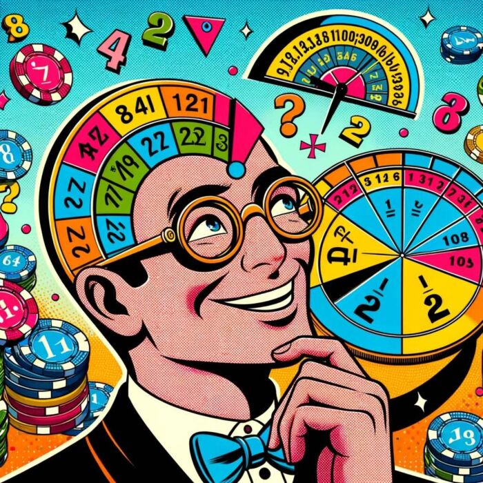 Kelly Criterion With An Investor At The Casino Doing The Math In His Head - digital art 
