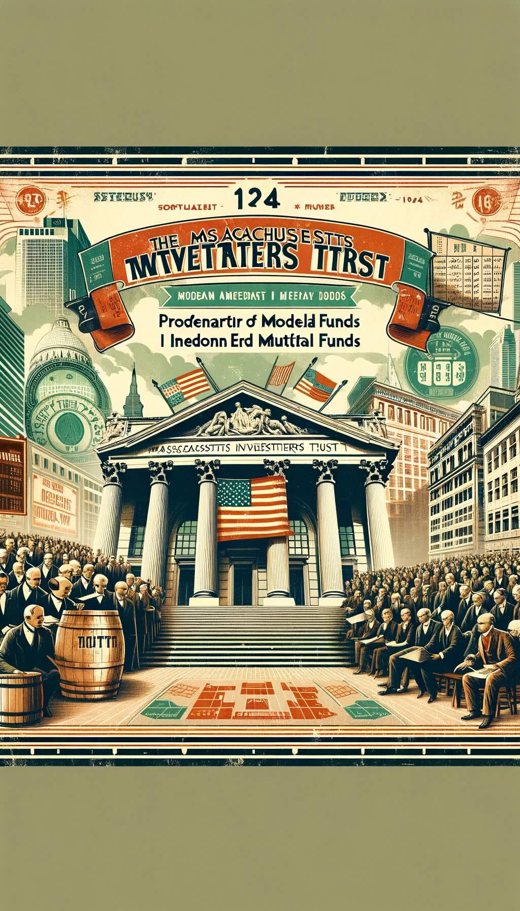 Massachusetts Investors Trust (MIT) as the progenitor of modern mutual funds, reflecting the era of its inauguration in 1924 and capturing the democratization of the stock market