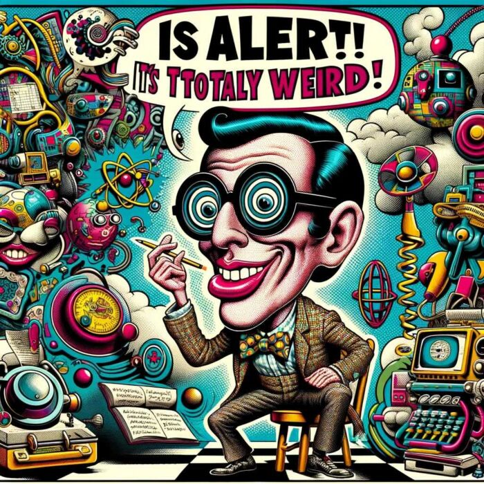 Nerd alert. It's totally weird. - digital art 