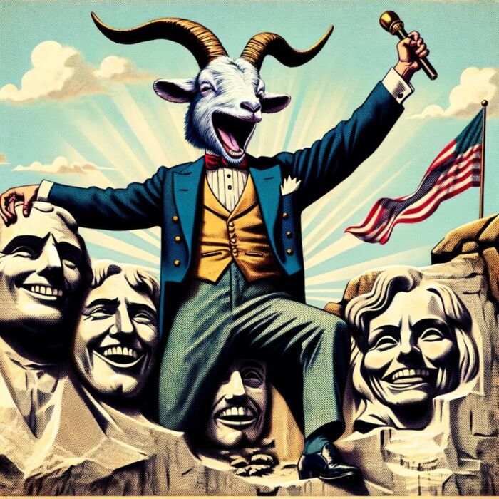 Being the GOAT of stock picking and equity strategies has you on the Mount Rushmore of Investing Legends. - digital art 