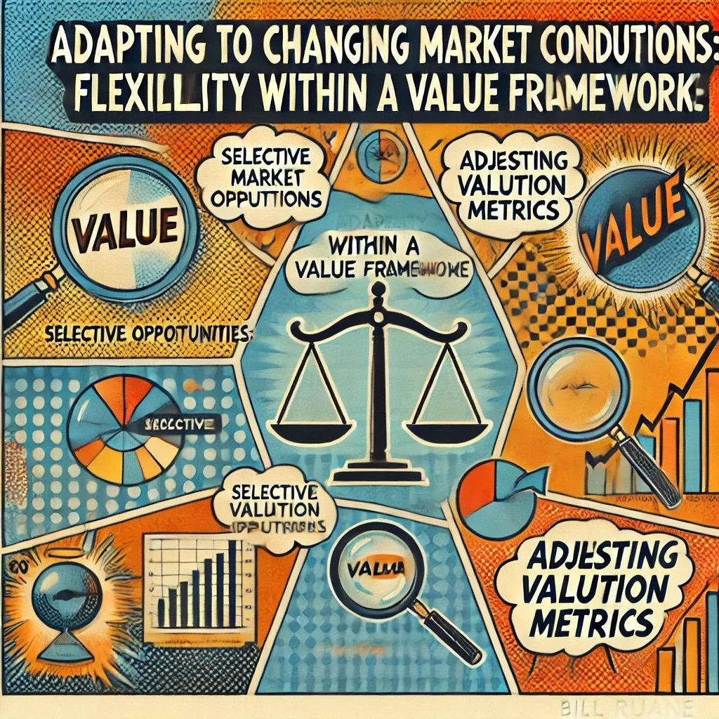 Adapting to Changing Market Conditions Flexibility Within a Value Framework emphasize concepts like selective opportunities, evolving industries, and adjusting valuation metrics