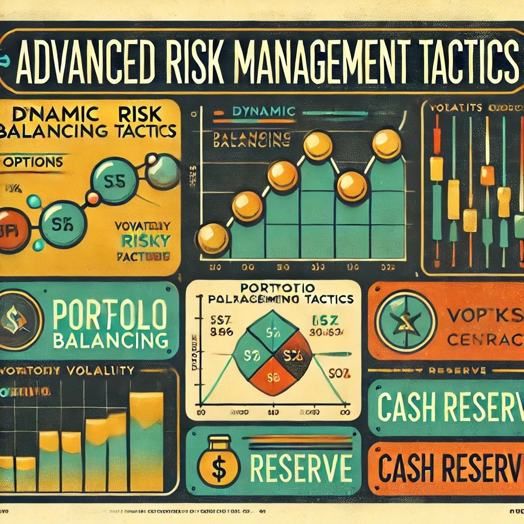 The "Advanced Risk Management Tactics" concept highlights strategies like dynamic asset allocation, hedging with derivatives, and volatility-based approaches to safeguard investments. It underscores the importance of cash reserves for liquidity and psychological comfort during market turbulence. This framework empowers investors with modern tools to address the complexities of today's financial landscape effectively.