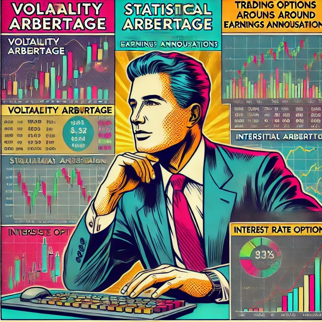 Blair Hull’s famous trades and market innovations, highlighting his strategies like volatility arbitrage, statistical arbitrage, and trading around earnings announcements with his use of technology and data-driven decision-making