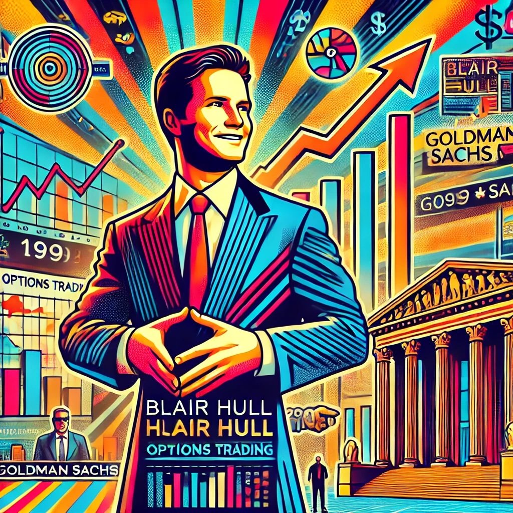 Blair Hull’s journey in founding Hull Trading Company with key elements like technological innovation, trading algorithms, and the company's growth milestones leading to its acquisition by Goldman Sachs essence of Hull's revolutionary role in the financial markets!