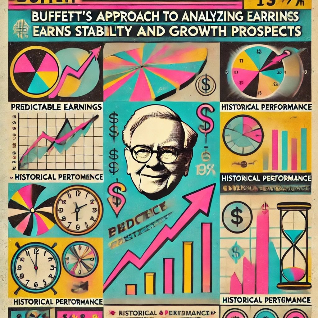 Buffett's Approach to Analyzing Earnings Stability and Growth Prospects highlights key concepts like predictable earnings and historical performance