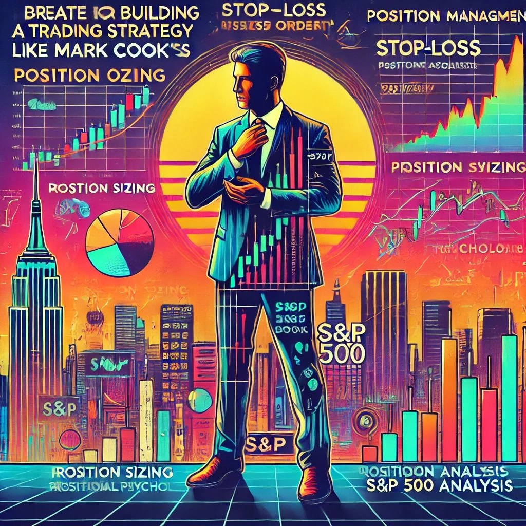 building a trading strategy like Mark Cook's captures key trading concepts such as stop-loss orders, position sizing, technical analysis, and diversification