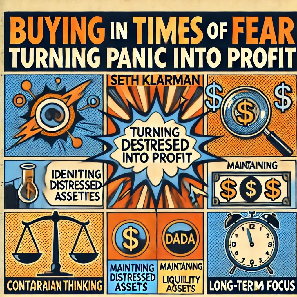 Buying in Times of Fear Turning Panic into Profit emphasizes key strategies like identifying distressed assets, maintaining liquidity, and focusing on long-term gains