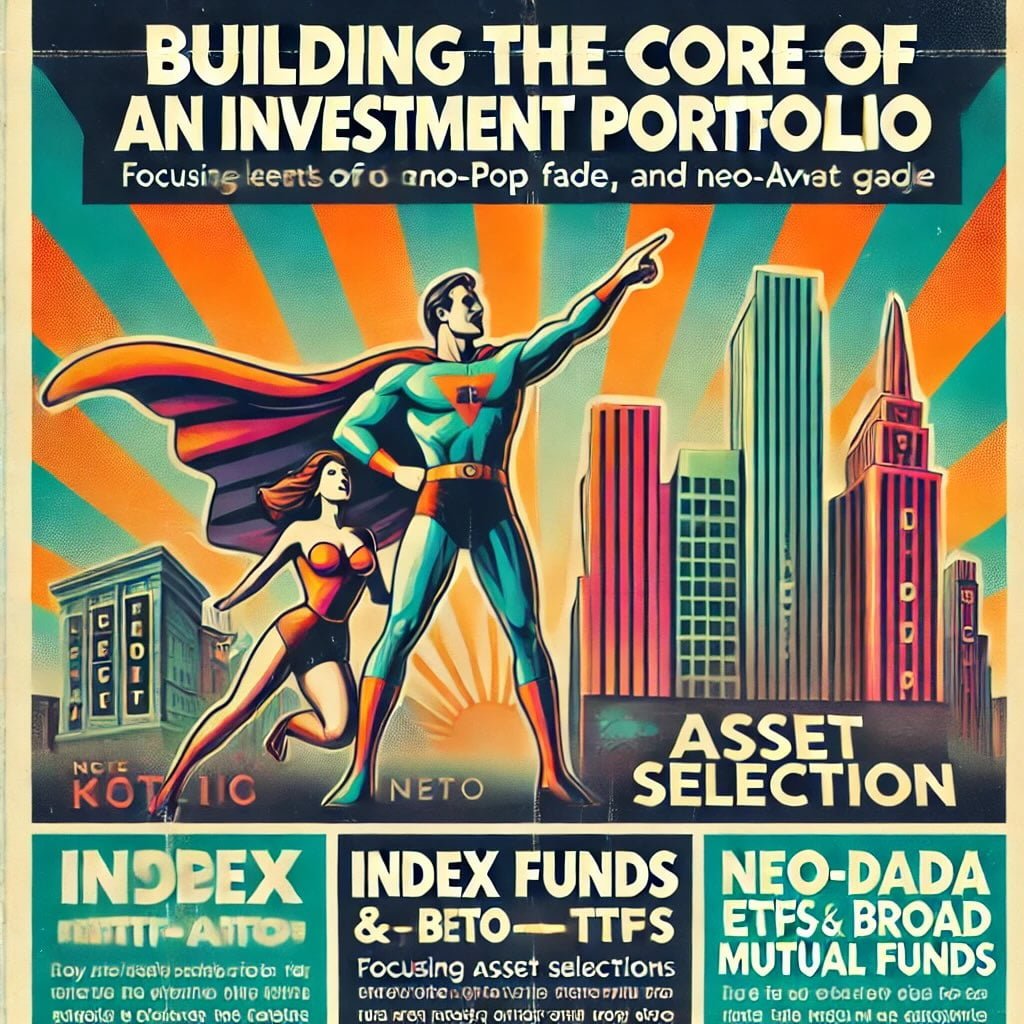 concept of building the core of an investment portfolio