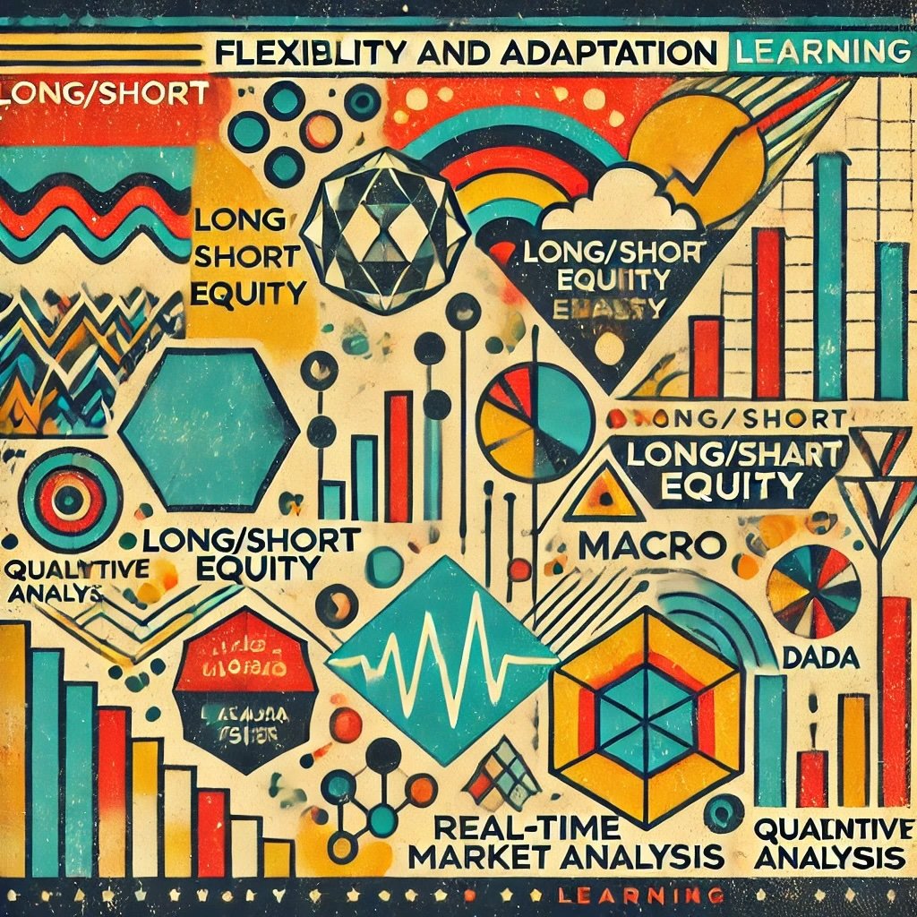 concept of flexibility and adaptation in financial markets reflects the dynamic and vibrant nature of diverse strategies long/short equity, macro trading and quantitative analysis