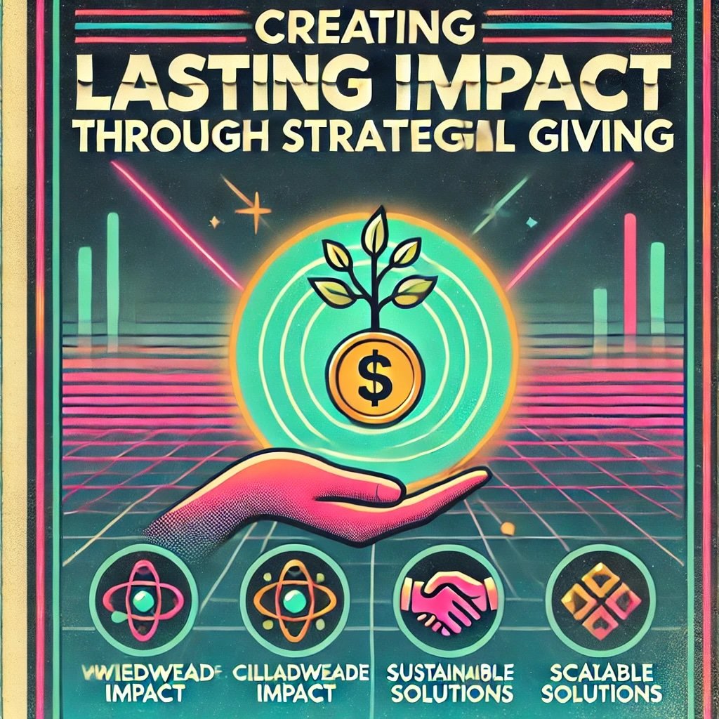 Creating Lasting Impact Through Strategic Giving emphasizes the meaningful role of strategic philanthropy in fostering long-term societal benefits