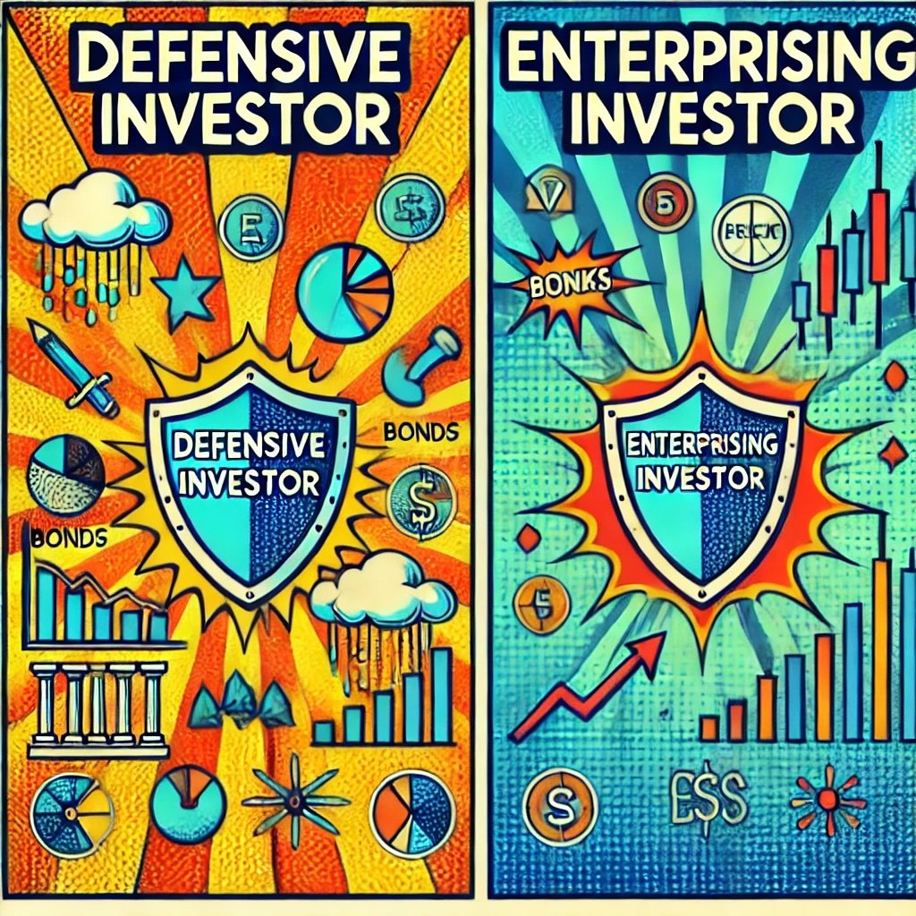 Defensive and Enterprising Investors calm safety-oriented approach of the Defensive Investor with the bold, risk-taking style of the Enterprising Investor