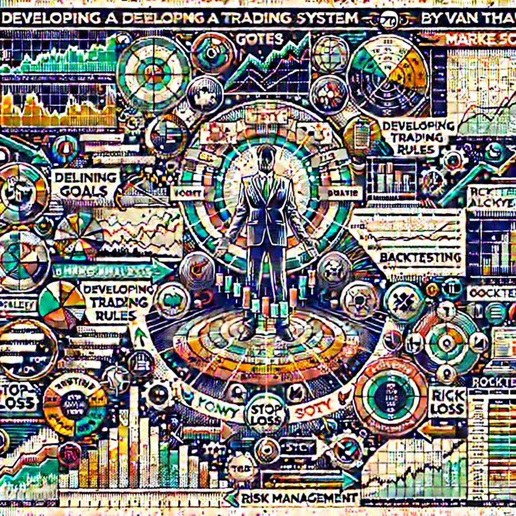 developing a trading system inspired by Van Tharp’s methodology structured and disciplined approach to creating a robust trading system, with elements like defining goals, market analysis, developing trading rules, backtesting, and risk management