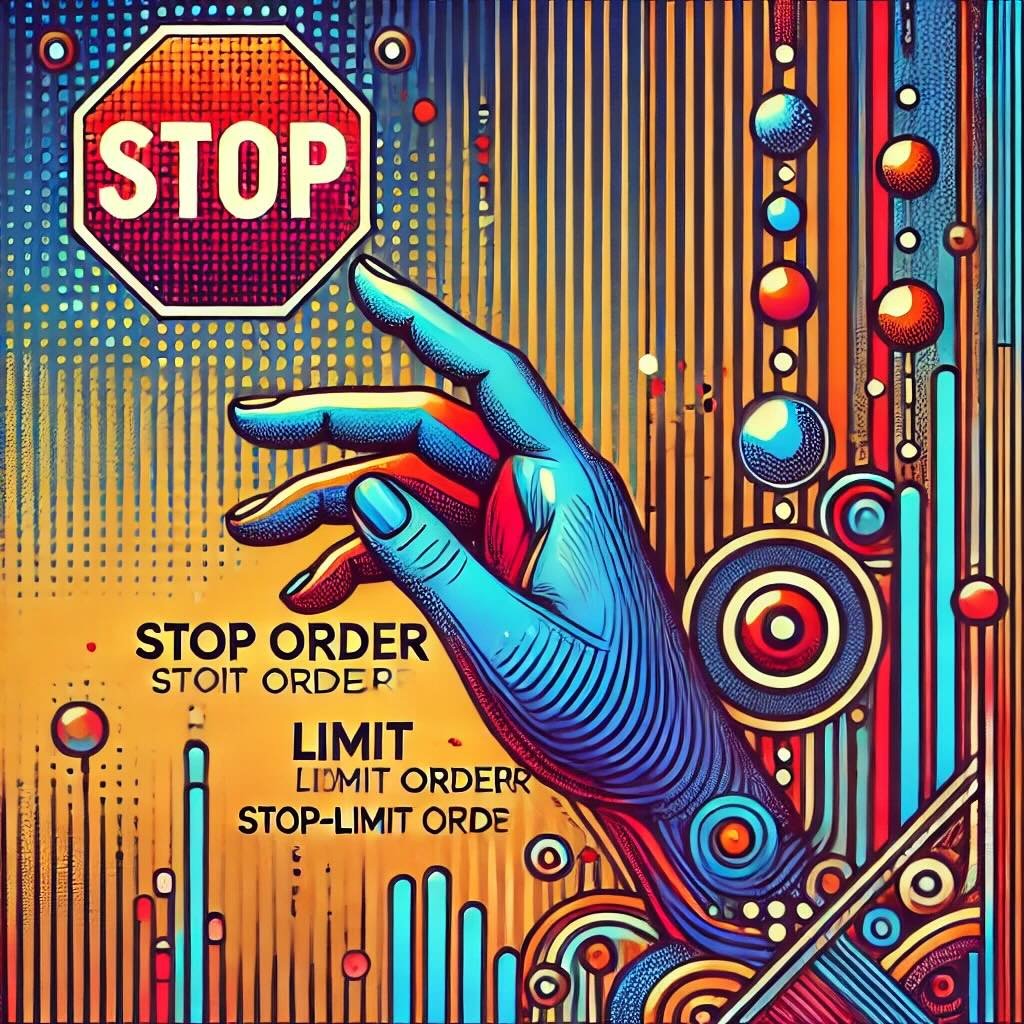 difference between stop orders, limit orders, and stop-limit orders