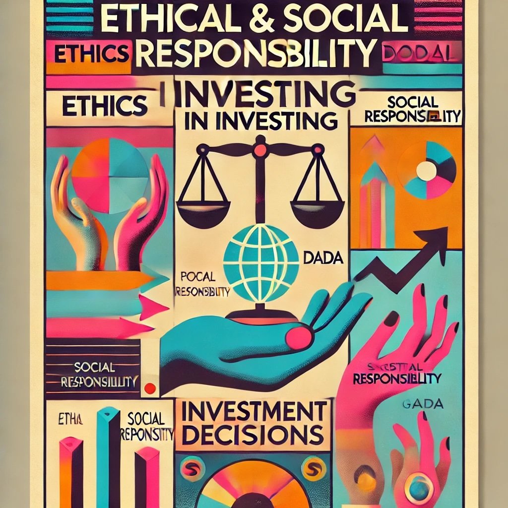 Ethical and Social Responsibility in Investing captures key concepts such as ethics, social responsibility, and responsible growth